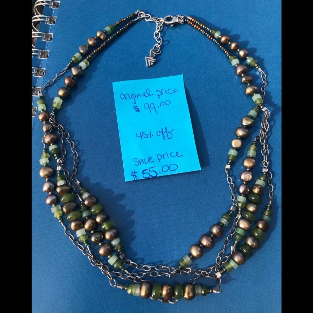 Beaded silpada necklace